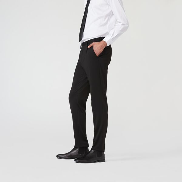 Mens Black Soft Tailored Suit Pant